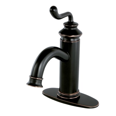 Fauceture LS5416RL Royale Single-Handle Monoblock Bathroom Faucet, Naples Bronze LS5416RL